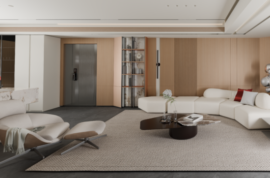 4k 3d living room cycles render